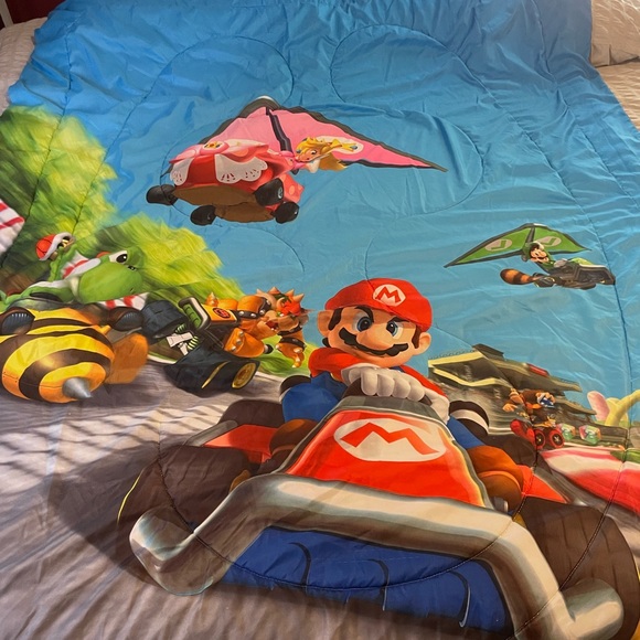 Nintendo Bedding Super Mario Nintendo Twin Bed Sheet Comforter Set